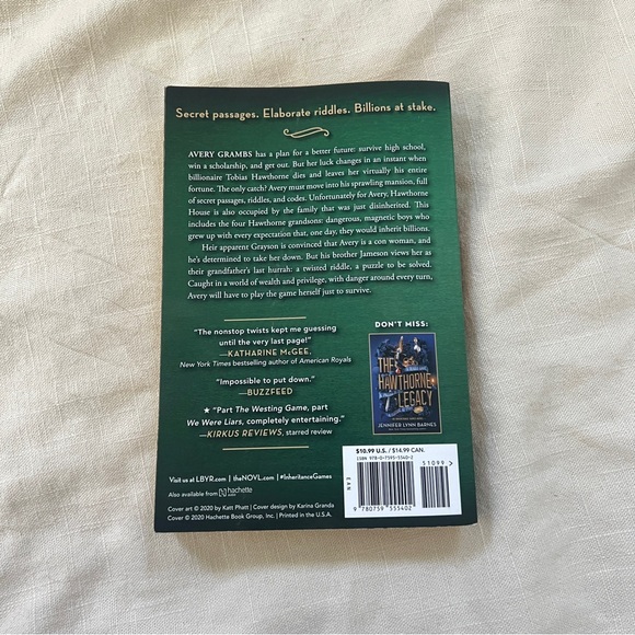 The Inheritance Games Jennifer Lynn Barnes - Picture 12 of 16